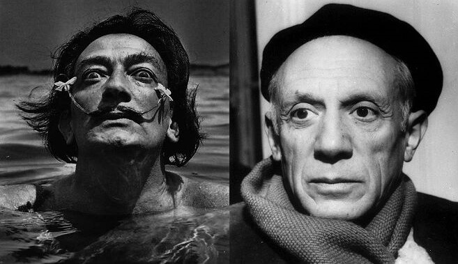 Picasso and Dali